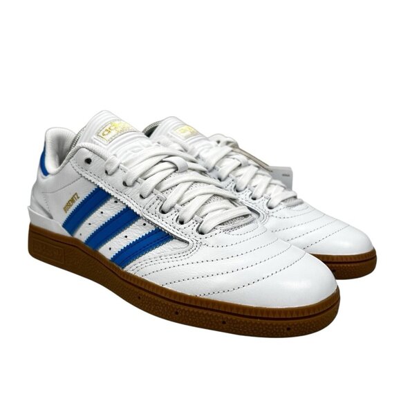 Adidas Busenitz Cloud White Blue Bird Gold Shoes IE3101 Men's Sizes 7 - 7.5 - Picture 4 of 10